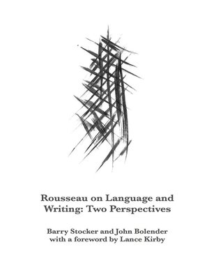 cover image of Rousseau on Language and Writing
